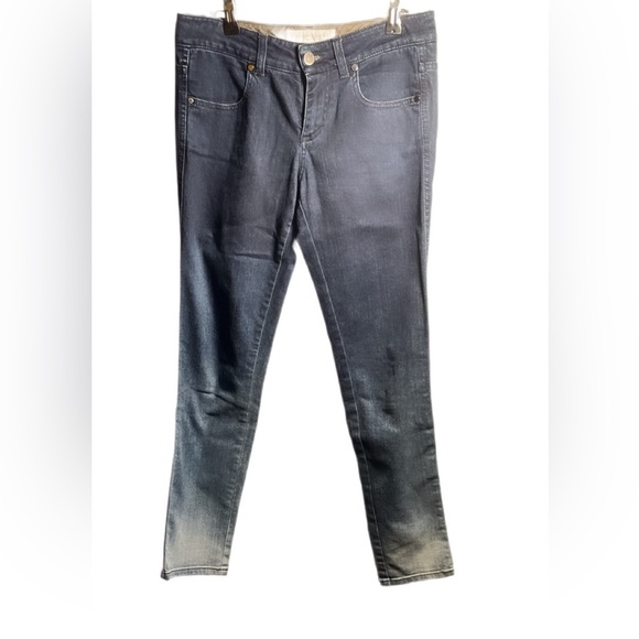 Stella McCartney skinny cotton no stretch ombré medium wash trend Denim jean 26 - Picture 2 of 5